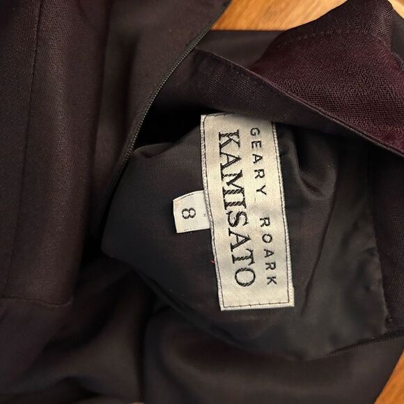 Geary Roark Kamisato Vintage Black Sheath Maxi Dress 8 - Picture 8 of 10